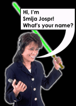 Hi, I’m Smija Jospr!  What’s your name?